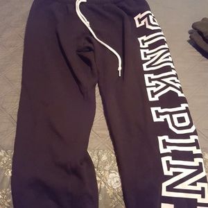 Pink Victoria Secret jogger